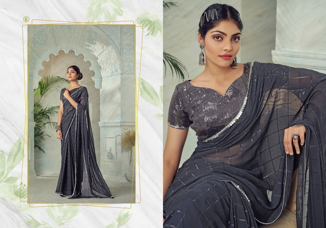 Kaasi By Ynf Sequence Party Wear Sarees Catalog
